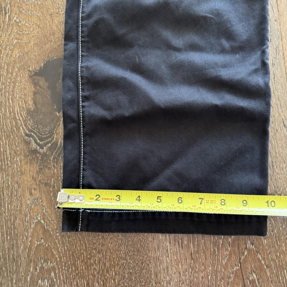 Reformation Carpenter Pants Womens Size 25 Black High Rise Wide Leg Grunge Punk - Picture 6 of 9